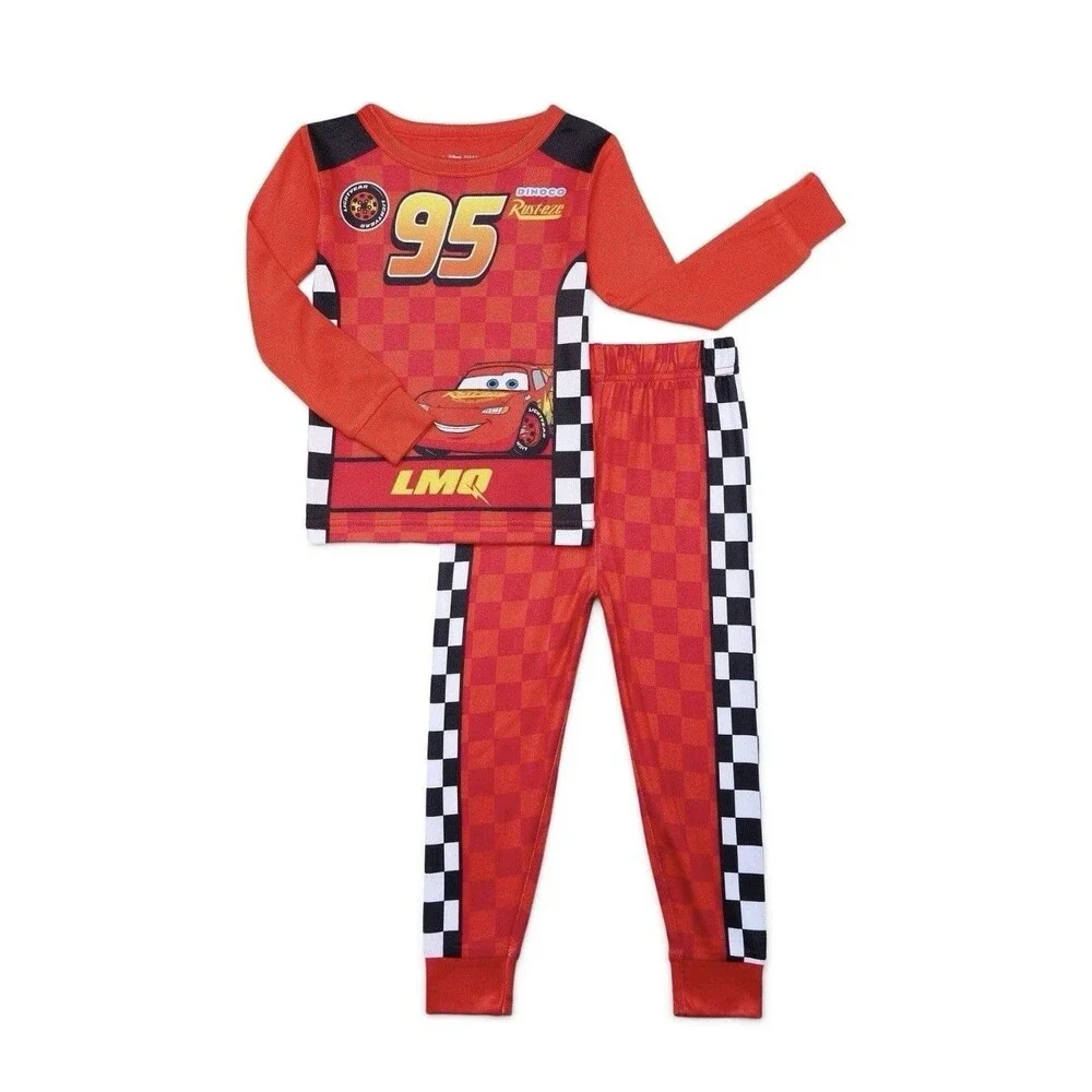 Disney Cars Lightning McQueen Pajamas Set Boys Toddler 5T LMQ - New with Tags